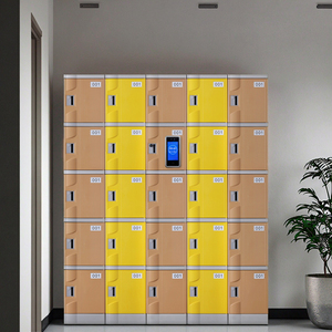 <span class=keywords><strong>Casillero</strong></span> <span class=keywords><strong>de</strong></span> Oficina y Gimnasio Toppla, Duradero, Diseño Moderno, Plástico HPL, Armario para Ropa Ensamblado, Cerradura Electrónica, Cerradura con Llave, Impermeable - Product Image 2