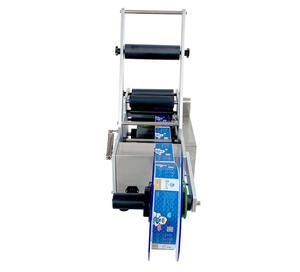 Étiqueteuse semi-automatique MT-50 pour bouteilles rondes, machine d'étiquetage pour canettes et bouteilles de boissons, idéale pour les petites bouteilles en verre alimentaires - Product Image 5