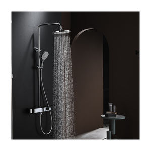 Sistema de Ducha para Baño de Estilo Tradicional con Acabado Pulido por Pulverización Suave, para Uso en Apartamentos y Hoteles, Columnas Mezcladoras de <span class=keywords><strong>Agua</strong></span> Fría y Caliente - Product Image 3