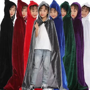 Costume de sorcière pour adulte pour <span class=keywords><strong>Halloween</strong></span>, cape en velours fantaisie, déguisement de carnaval, robe de performance, <span class=keywords><strong>maquillage</strong></span>, en stock, vente en gros - Product Image 2
