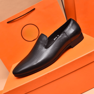 Zapatos Oxford de Cuero Vacuno Espumado de Grano Completo, Entresuela de Goma/Látex, Suela de Goma y Forro de Tela, para Todas las Estaciones - Product Image 6