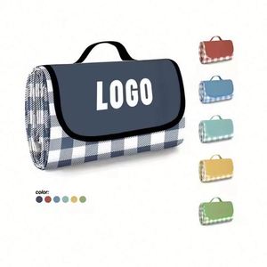 Manta de Picnic Personalizada con Logotipo, Tapete de Playa a Rayas, Plegable, Impermeable, para Senderismo, Viajes, Picnic Familiar - Product Image 2