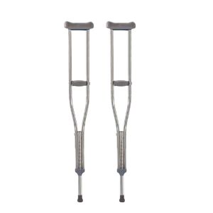 Oferta Caliente: Andador Ajustable <span class=keywords><strong>de</strong></span> Acero Inoxidable con Muletas Axilares para Ancianos, Bastón <span class=keywords><strong>de</strong></span> Apoyo - Product Image 1
