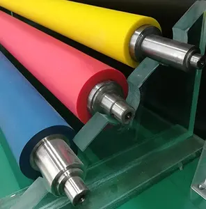 Venda quente NBR rotogravura impressão máquina Industrial silicone borracha rolos china fornecedor em estoque
