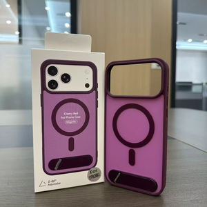 Nuova custodia magnetica <span class=keywords><strong>a</strong></span> contrasto con supporto integrato e forza magnetica super potente, custodia protettiva completa per telefono in nuovo colore - Product Image 1