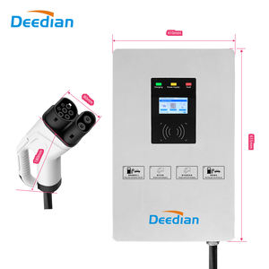 Convenibile 20kW 61A stazione di ricarica domestica a parete caricabatterie per auto con cavo da 5m durevole <span class=keywords><strong>Wallbox</strong></span> per auto EV - Product Image 5