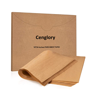 Feuilles de papier de cuisson non-adhésives, 100 pièces de 12X16 pouces, pour la cuisson, la friture à Air, au four à vapeur