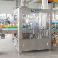 Machine de remplissage automatique de bouteilles en plastique PET LWT 3000 BPH à haute productivité avec ligne de pesage universelle pour poudre et table de collecte