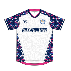 Benutzer definierte Sublimation V-Ausschnitt Fußball trikot OEM Service Automat isierte Schneid technik für personal isierte Fußball Maillot De Football - Product Image 2