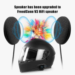 Casque de <span class=keywords><strong>moto</strong></span> FreedConn T-COM VB avec <span class=keywords><strong>kit</strong></span> interphone sans fil longue portée Full Duplex et radio FM - Product Image 4