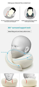 <span class=keywords><strong>Oreiller</strong></span> <span class=keywords><strong>de</strong></span> <span class=keywords><strong>voyage</strong></span> en mousse en forme <span class=keywords><strong>de</strong></span> U pour le cou, support cervical portable détachable personnalisé, best-seller - Product Image 2