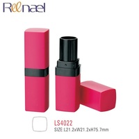 Conteneur vide pour rouge à lèvres et miroir, récipient de maquillage, forme carrée, 5-6g, 10 pièces