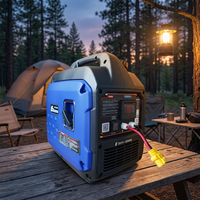 Langlebiger, Robuster, Tragbarer und Praktischer 12V/24V DC Benzin-Generator für Outdoor-Camping und Ganztägigen Einsatz