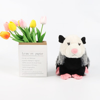 Nouvelle peluche créative en forme de souris, cadeau, peluche d'opossum, opossum réaliste, animal en peluche