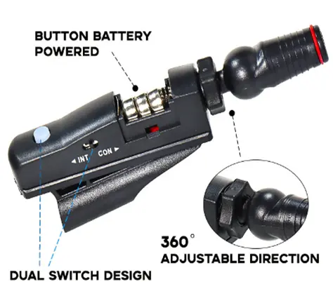 Venditore caldo golf putter puntatore laser per mettere la vista miglioramento golf finder