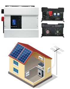 Función UPS 12V 24V 48V 110V 220V Pantalla LCD de una sola fase dividida Inversor solar para el hogar para el sistema solar híbrido Litio - Product Image 4