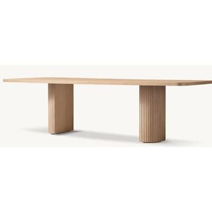 BYRON Dining <b>Table</b> RH Style furniture Solid Wood Dining <b>Table</b> - Modern Indoor Furniture for Kitchen & Living Room - Product Image 4