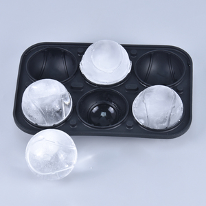 Molde de Silicona para Cubitos de Hielo con Forma de <span class=keywords><strong>Pelotas</strong></span> de <span class=keywords><strong>Tenis</strong></span> 3D Premium, Esferas Perfectas para Whisky, Molde para Hielo Grande con Tapa de 6 Cavidades - Product Image 6