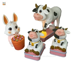 Équipement de jeu intérieur commercial pour mini-ferme, jeu interactif vache pour enfants, jeu de rôle pour aire de <span class=keywords><strong>jeux</strong></span> intérieure, centre commercial - Product Image 4