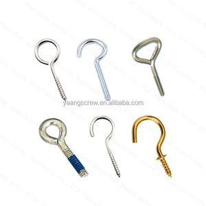 <span class=keywords><strong>Tornillo</strong></span> de <span class=keywords><strong>gancho</strong></span> de ojo de servicio pesado personalizado de fábrica Tornillos de <span class=keywords><strong>gancho</strong></span> de ojo de acero inoxidable <span class=keywords><strong>Tornillo</strong></span> de ojal autorroscante en PERNO DE OJO PARA MADERA - Product Image 6