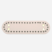 Base de sac ovale en PU tissée à la main Hyun-a Kim 18x5 pour accessoires de couture domestiques