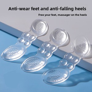 Phụ Nữ Của Silicone Gót Chân Miếng Đệm Chống-Chafing Giày Miếng Đệm Gel Dày Nửa Kích Thước Lót Một Kích Thước Lớn hơn Mềm Phổ Mô Hình Mới - Product Image 5