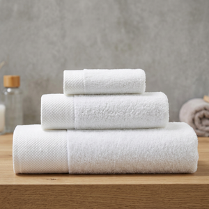 <b>Bath</b> Terry <b>Towel</b> Soft Durable High Absorbent Organic Cotton Compressed Quick-Dry Antimicrobial Eco-Friendly Home Gym Bulk Order - Product Image 1