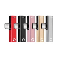 Adaptateur de casque type-c 3.5mm pour charger un convertisseur audio 2-en-1 de 3.5mm