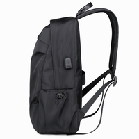 Tas Ransel Laptop Oxford Anti Air dengan Port USB untuk Pengisian Daya dan Port Earphone, Kapasitas Besar, Unisex, Kasual Urban, untuk Bisnis dan Perjalanan
