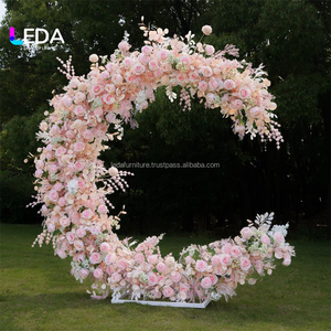 ฉากหลังงานแต่งงานรูปพระจันทร์สีขาว ดีไซน์ทันสมัย รุ่นใหม่ล่าสุดจาก LEDA Professional สำหรับตกแต่งงานอีเว้นท์ - Product Image 3