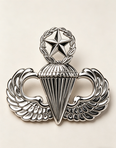 Insignia de Paracaidista Personalizada de Metal, Insignia de Maestro Paracaidista, Pin Conmemorativo en Relieve 3D - Product Image 5