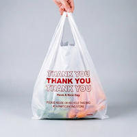 Sacs en PEHD personnalisables avec poignées gilet, thermosoudables, pour courses, supermarchés et promotions