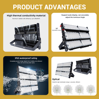 Reflector LED para Estadio de Alta Potencia, Impermeable IP66 para Canchas de Tenis, 100w 200w 300w 400w 500w 600w 800w 1000w