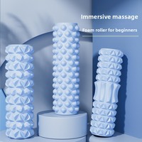 Rouleaux en mousse EVA haute densité, fermeté moyenne, 33 cm, pour le fitness, le massage et la relaxation musculaire