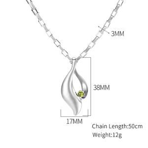 Collar con Colgante Geométrico Irregular de Diamante Creado en Laboratorio, Chapado en Oro Fino de 18K, para Mujer, Cadena de Plata de Ley 925 - Product Image 2