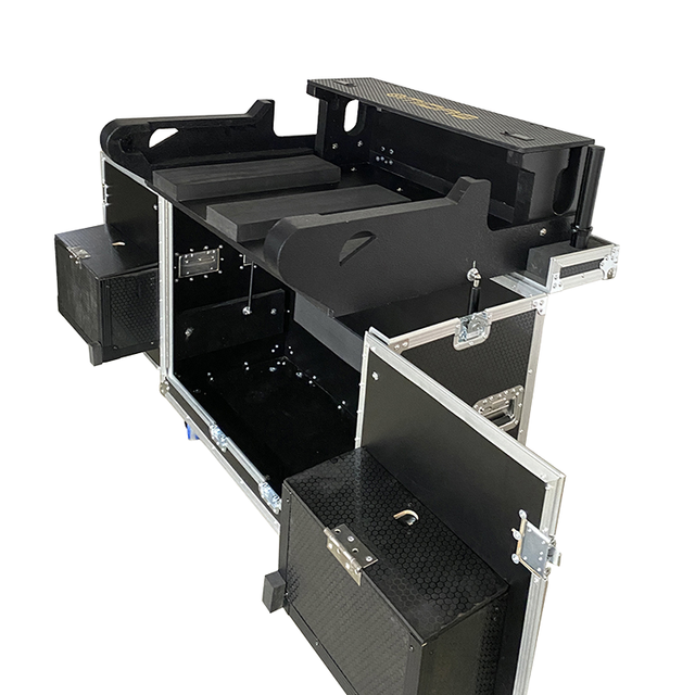 OEM Customized Cable Fly Road Case for Entertainment Equipment Aluminum and Wood Material Size Customizable