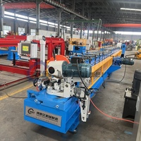 Machine de formage à froid 3-en-1 pour la fabrication de gouttières carrées portables, de gouttières à joint et de tuyaux de descente automatiques