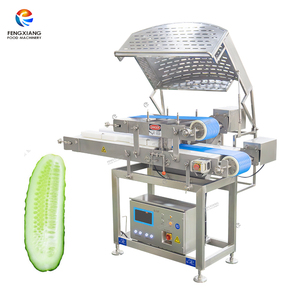 Máquina Cortadora de Berenjenas Industrial QP-V1, Máquina Cortadora de Frutas y Verduras Horizontal de un Solo Canal para Uso Comercial - Product Image 2