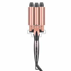Rizador <span class=keywords><strong>de</strong></span> Pelo Ajustable Profesional con Pantalla LCD, Rizador <span class=keywords><strong>de</strong></span> Pelo con Barril Grande, Plancha para Rizar el Cabello <span class=keywords><strong>de</strong></span> <span class=keywords><strong>Tres</strong></span> <span class=keywords><strong>Barras</strong></span> - Product Image 3