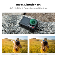 Filtre d'action pour caméra K&F Concept, diffuseur noir 1/4, filtre CPL ND8 ND32 pour DJI Osmo Action 4&5 Pro HD, multi-couches