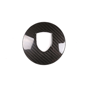 Carmon Per <span class=keywords><strong>porsche</strong></span> <span class=keywords><strong>accessori</strong></span> Macan disco In Fibra di Carbonio sterzo copertura della ruota di copertura <span class=keywords><strong>accessori</strong></span> interni 2014-2020 - Product Image 2