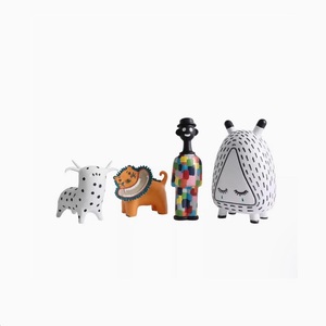 Figura <span class=keywords><strong>de</strong></span> Arte Abstracto <span class=keywords><strong>de</strong></span> Resina Hecha a Mano, Escultura <span class=keywords><strong>de</strong></span> Diseñador Pintada a Mano, Decoración Moderna Contemporánea para el Hogar, Coleccionable - Product Image 1