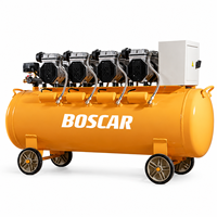Compresseur d'air électrique portable Boscar 160L, 220V, 4x1680W, 560L/min, 8-10 bars, pompe à air pour garage