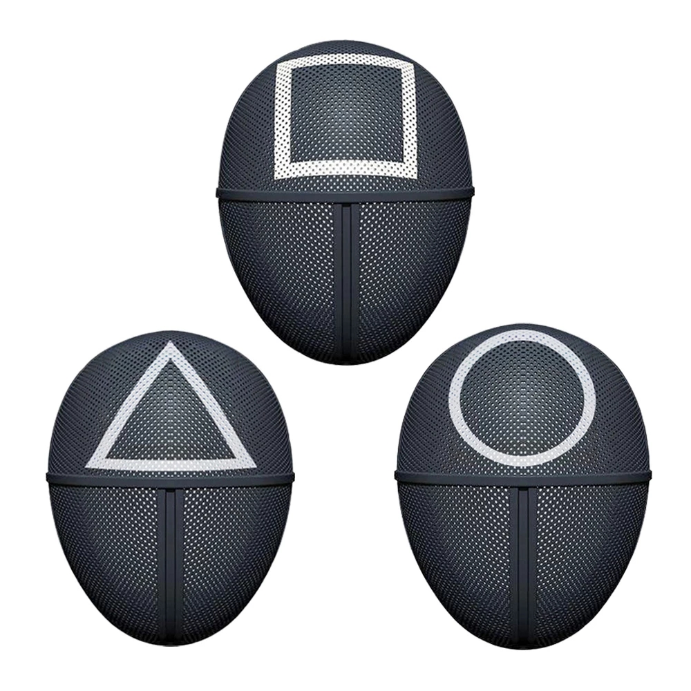 Squid Game Mask Halloween Cosplay Leader The Squid Game Face Mask Korean TV Series