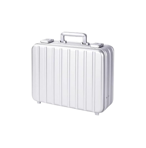 Bạc Nhôm Tùy Viên Trường Hợp Độn Máy Tính Xách Tay Cặp <span class=keywords><strong>Combo</strong></span> Tsa Khóa Cứng Mặt Tiền Vali Với Bọt - Product Image 1