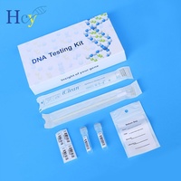 Kit de Test ADN Domicile IClean : Paternité Gratuite par PCR, Écouvillon avec Tampon Iodé Floqué et Outil de Prélèvement d'Échantillon