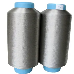 100D Silver coated conductive silver fiber