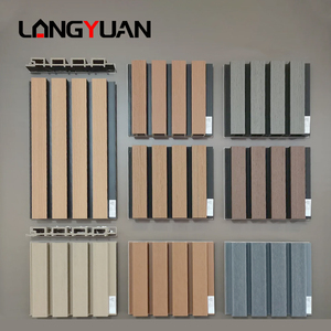 Thiết kế bên ngoài hiện đại paneles de pared WPC thanh Panel tường ốp/Ngoài trời 3D rãnh WPC Panel tường & Hội Đồng Quản Trị - Product Image 6