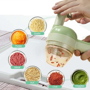 Coupe-légumes électrique multifonctionnel Coupe-légumes électrique rechargeable sans fil Ail Masher viande - Product Image 1