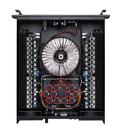 Amplificateur de puissance numérique professionnel 2600W 2/4 Ohms Classe H 2U en métal pour événements scéniques et extérieurs